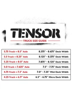 Tensor Alloy Raw 5.5" Truck -Ride The Wave Skateboard Store AlloyRaw55Truck 2