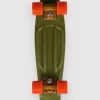 Burnt Olive 22" Cruiser Complete 1 Burnt Olive 22" Cruiser Complete -Ride The Wave Skateboard Store BurntOlive22CruiserComplete