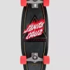 Santa Cruz Flamed Not A Dot Cut Back 9.75" Complete