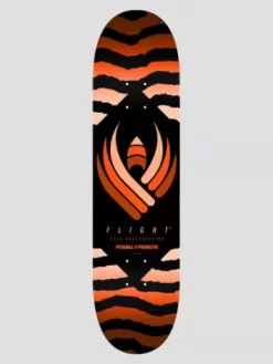 Powell Peralta Flight Safari Shape 249 - Orange 8.5" Skateb